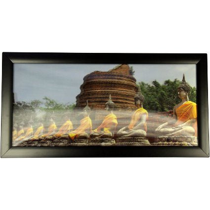 Iconic 3D 23x50cm - Line of Buddhas