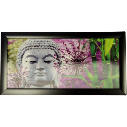 Iconic 3D 23x50cm - Silver Buddha