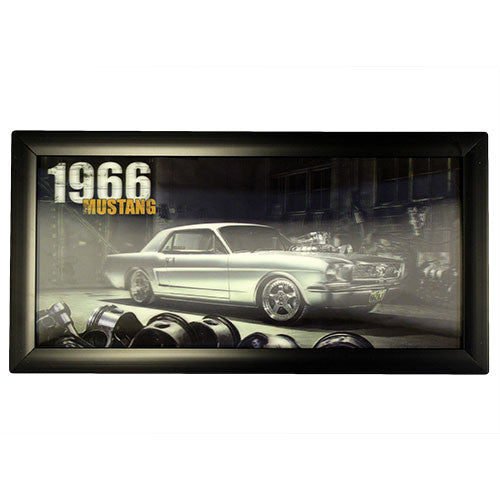 Iconic 3D 23x50cm - 1966 Mustang