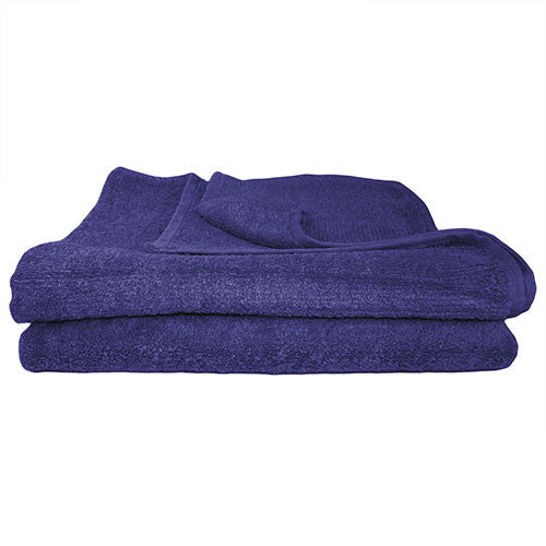 1x Bath Towel Navy Blue