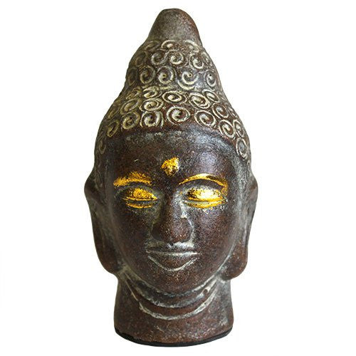 Antique Buddah Head - Chocolate