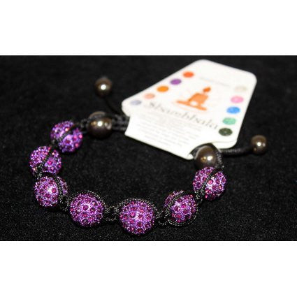 Shambhala 7 Amethyst Beads 14mm