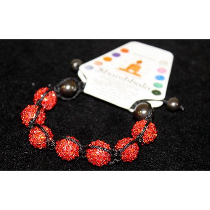 Shambhala 7 Ruby Beads 14mm