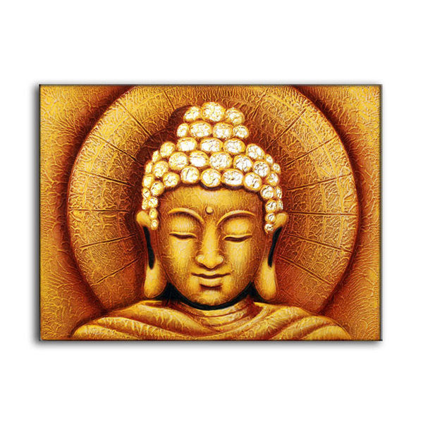 Sun Buddha Golden - Painting