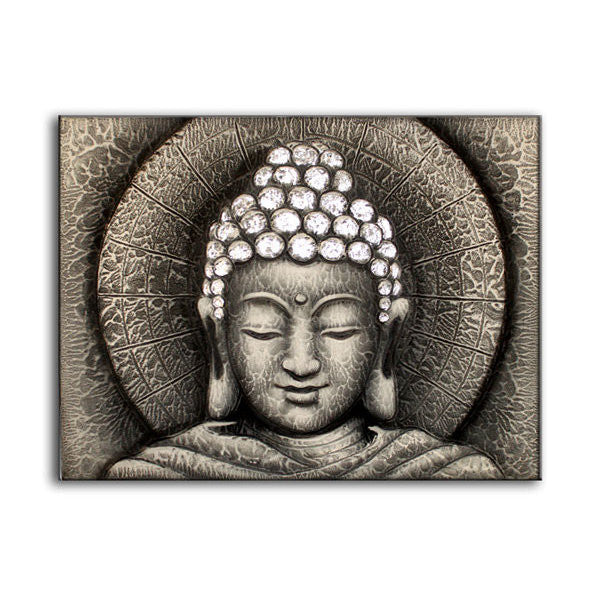 Sun Buddha Silver - Painting