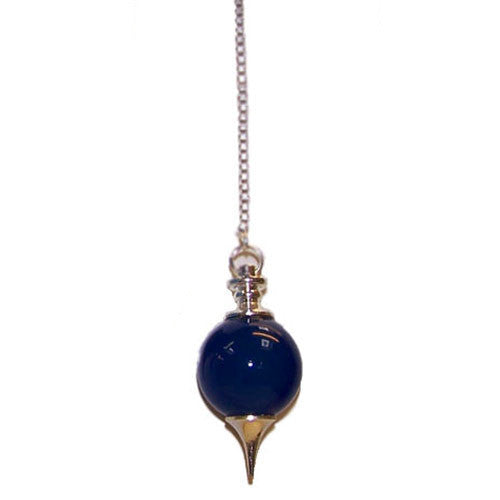 Blue Onyx Sphere Pendulum