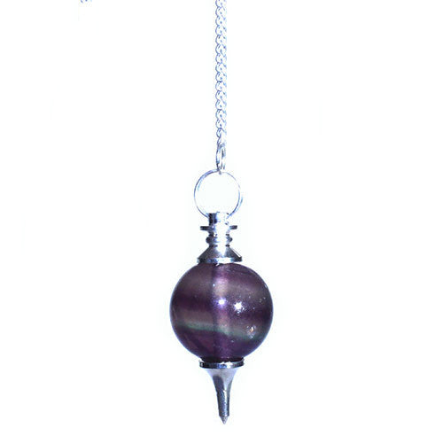 Purple Fluorite Sphere Pendulum