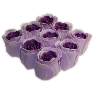 Bath Roses - 9 Roses in Gift Box (Lavender)