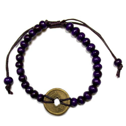 Good Luck Feng Shui Bracelet - Purple