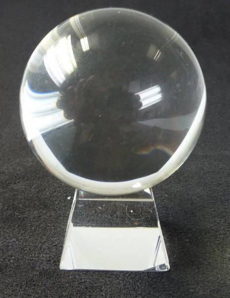 60mm Clear Crystal Ball On Stand