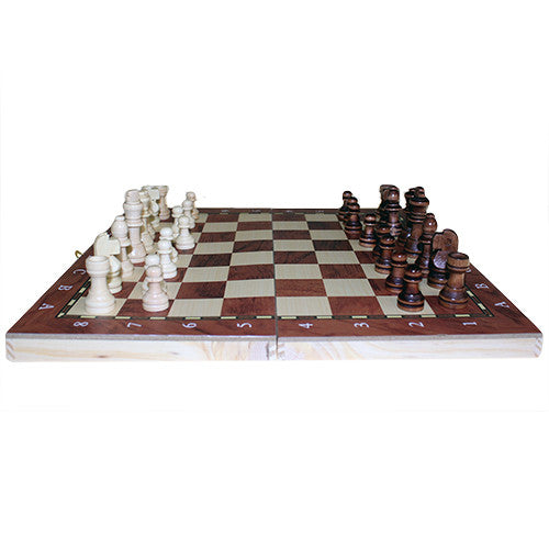 School Chess & Backgammon - 34cm