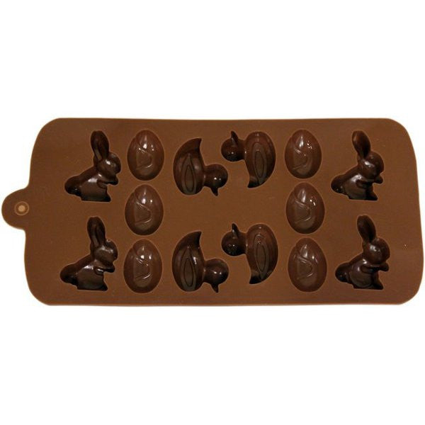 Chocolate Mould - Easter Duck, Bunny and Eggs