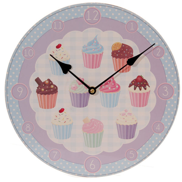 Lauren Billingham Cute Cupcake Picture Clock