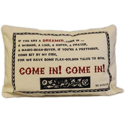 Canvas Cushion Cover - Come In!