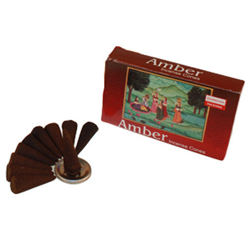 Darshan Premium - Amber Incense Cones