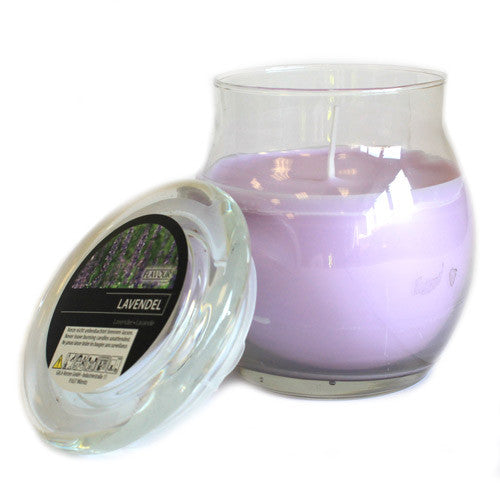 Scented Large Glass Jar Candle - Lavender