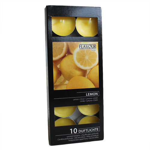 Scented Nightlights - Lemon - 10 Per Pack