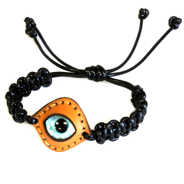 Mystical Eyeball Bracelet - Tan Eye - Blue Eye