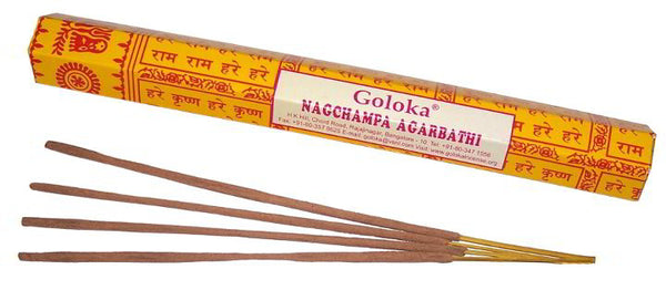 Goloka Nagchampa Incense Sticks - 20g