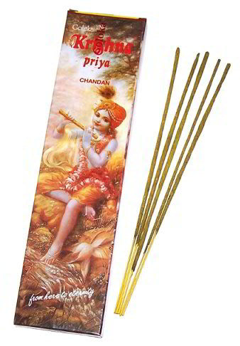 Goloka Krishna Priya Incense Sticks - 16g pack