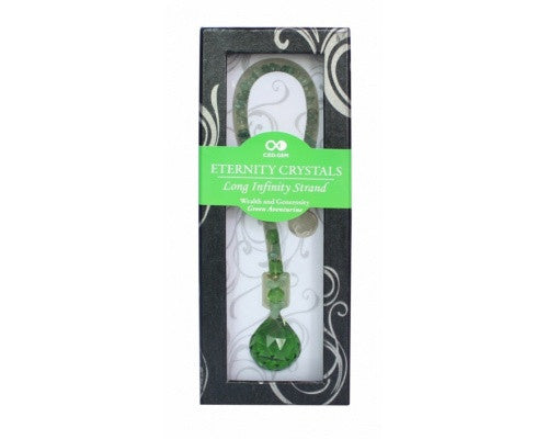 Green Eternity Crystal Sphere with Green Aventurine Tail