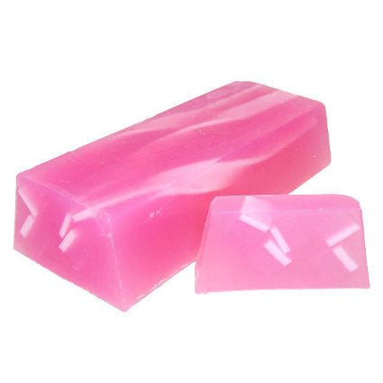 Pink Champagne Soap Slice, approx 100gr