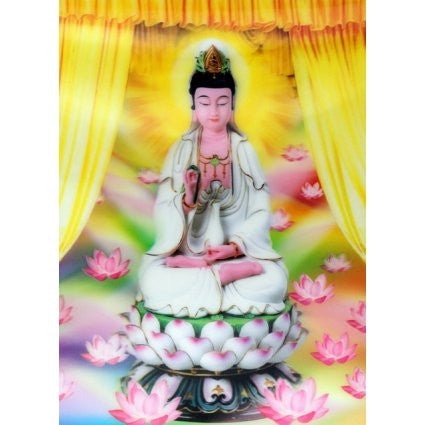 Lrg High Def 3D Pic - Lotus Buddha
