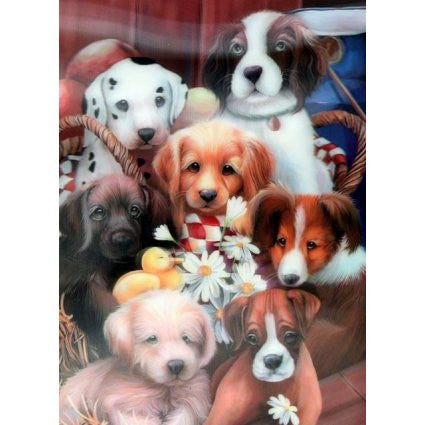 Lrg High Def 3D Pic - Those Cute Puppies