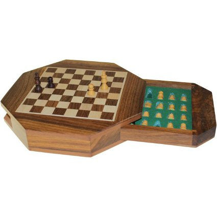 Octagonal Chess Set - Magnetic