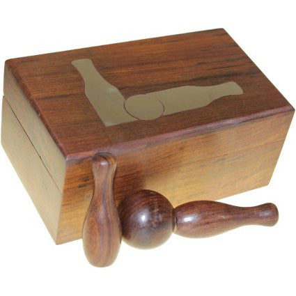 Twelve Piece Bowling Set in Wooden Box