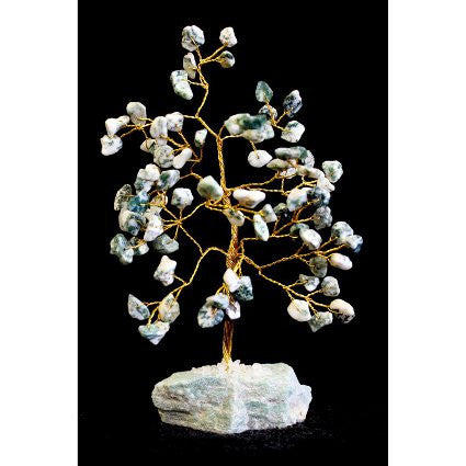 Tree Agate Gemstone Tree (80 Stone)