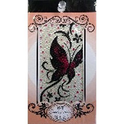 Jewellery Stickers - Butterflies: Large Red