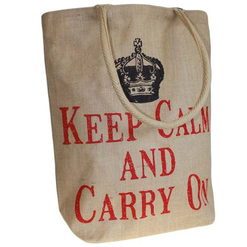 Jute Trend Bag - Keep Calm
