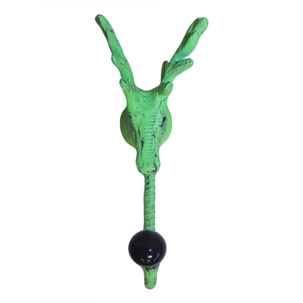 Metal Hook - Stag - Lime