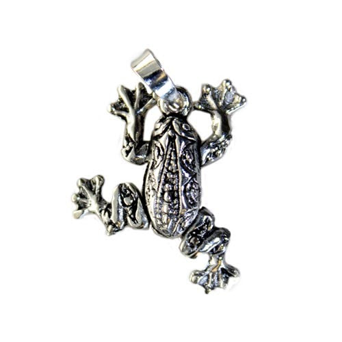 Silver Frog Pendant