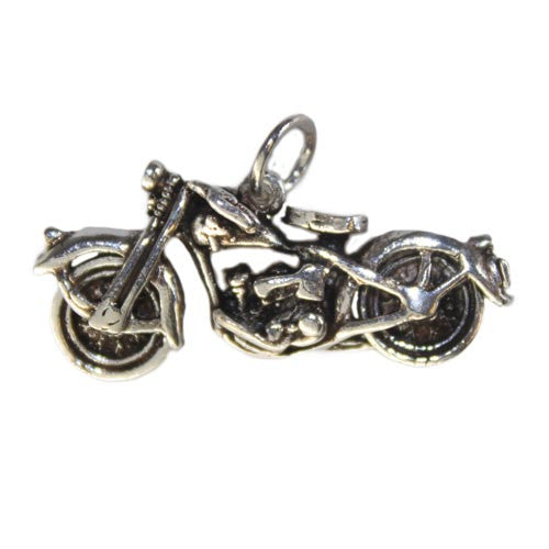 Silver Motorbike Pendant
