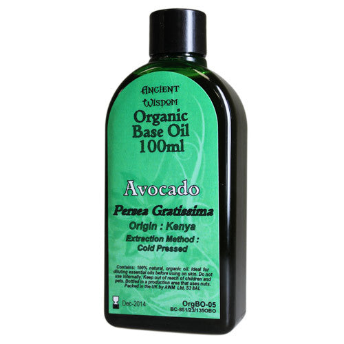 Avocado 100ml Organic Base Oil