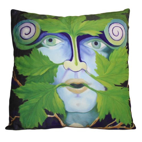 Art Cushion Cover - Green Man