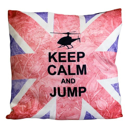 Art Cushion Cover - Keep Calm & Jump