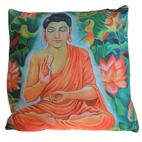 Art Cushion Cover - Calm Jungle Buddha
