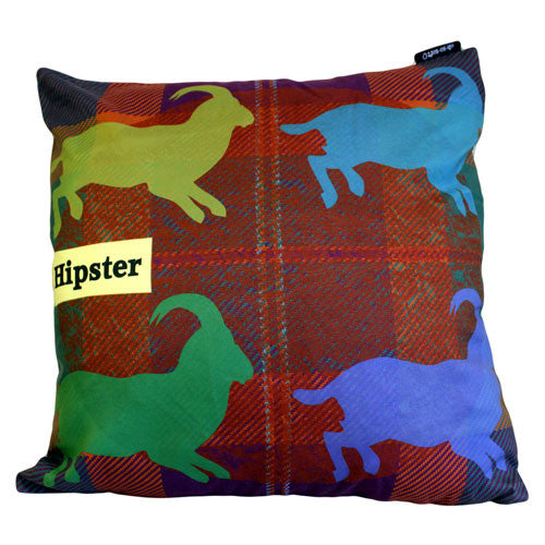 Hipster Cushion Cover - Four Mountain Goats