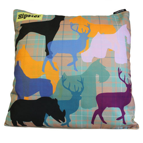 Hipster Cushion Cover - Animal Combo