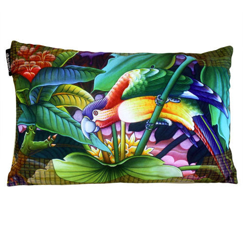 Cushion Cover - Exotic Flora - Parrot Right