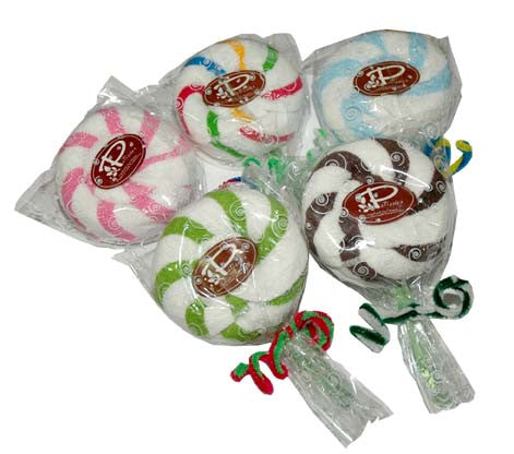 Large Stripy Lolly Towel Gift - Assorted