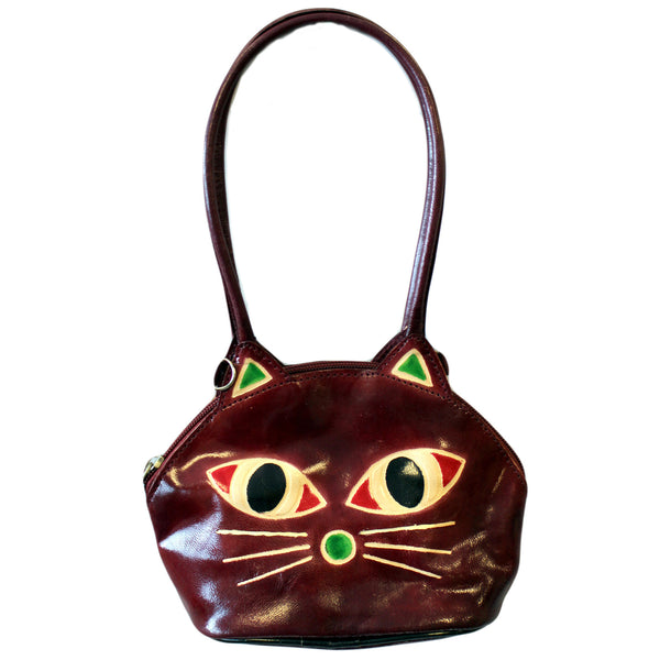 Pussy Cat Bag - burgundy
