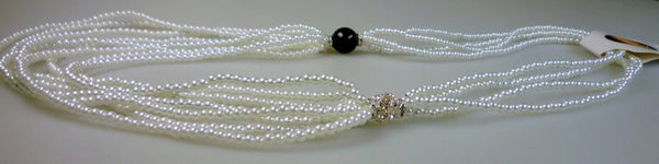 Perilous Pearls Black Pearl Drama Necklace