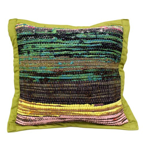 Rug Cushion Cover - Olive