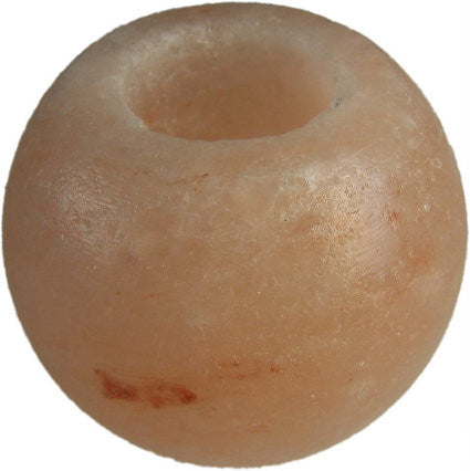 Himalayan Salt Candle Holder - Round