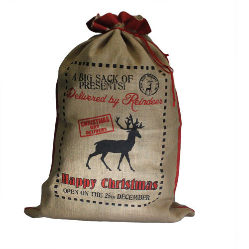 Santa Sack - Delivered By Reindeer