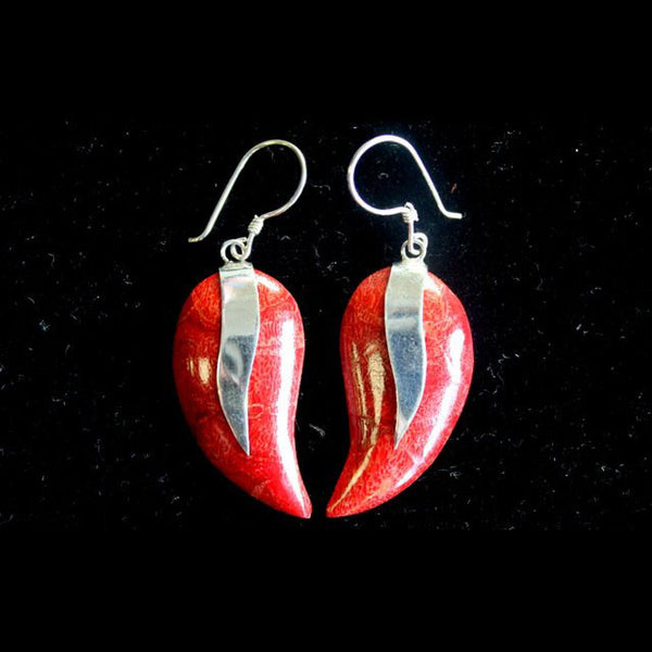 Mangos Coral Earrings